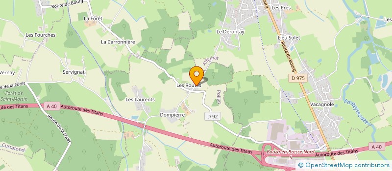 localisation de l'entreprise ULTIMATE à POLLIAT