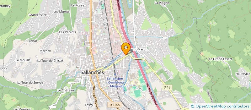 localisation de l'entreprise ULTIMATE à SALLANCHES