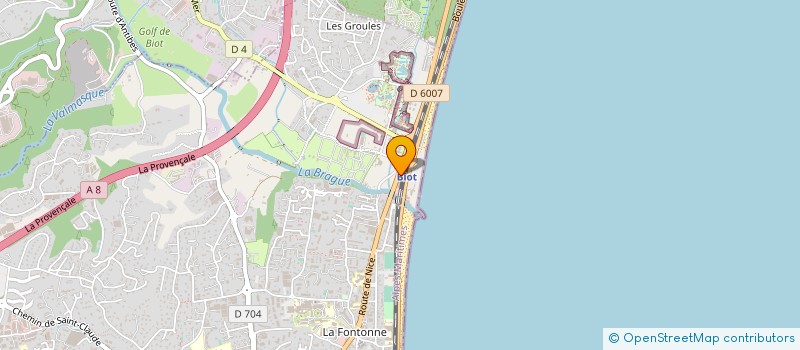 localisation de l'entreprise ULTIMATE à ANTIBES
