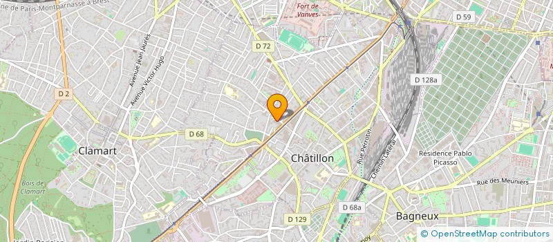 localisation de l'entreprise ULTIMATE CARS à CHATILLON