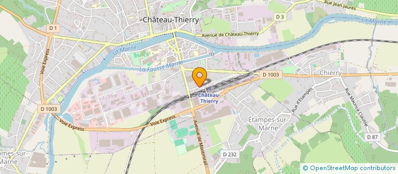 localisation de l'entreprise ULTIMATE CORPORATE à CHATEAU-THIERRY