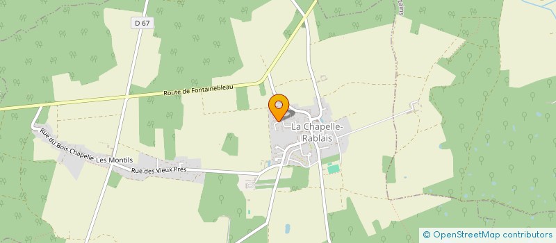 localisation de l'entreprise ULTIMATE COURTAGE  LA CHAPELLE-RABLAIS