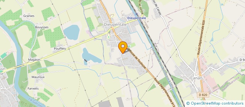 localisation de l'entreprise ULTIMATE SAVATE BOXE FRANCAISE  DIEUPENTALE