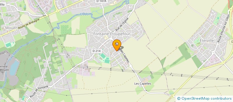 localisation de l'entreprise ULTIMATE SPORTING CLUB CALVADOS  FONTAINE-ETOUPEFOUR