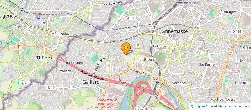 localisation de l'entreprise ULTIMATE TRAINING  ANNEMASSE