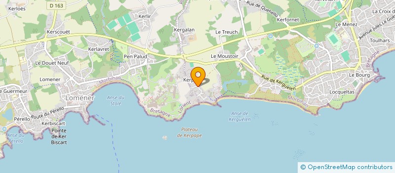 localisation de l'entreprise ULTIME  LARMOR-PLAGE