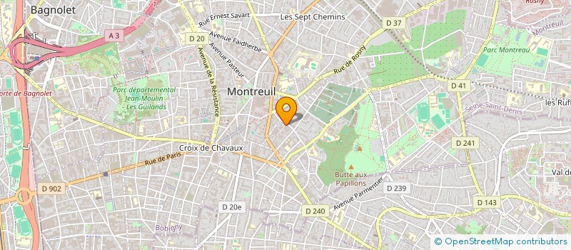 localisation de l'entreprise ULTIME ATOME  MONTREUIL
