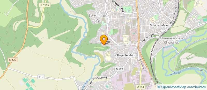 localisation de l'entreprise ULTIME LIBERTE à CHAUMONT