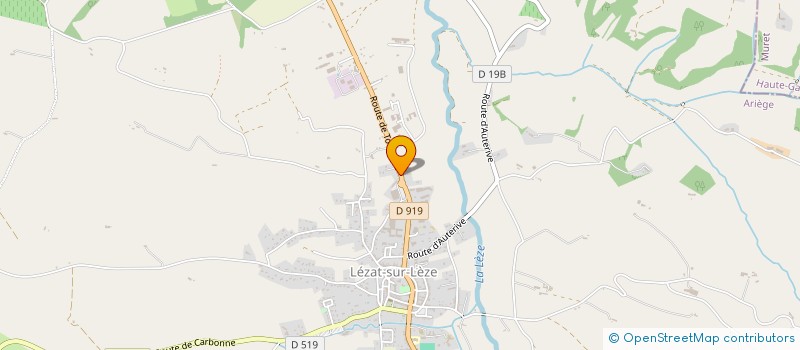 localisation de l'entreprise ULTIME SECURITE INTERVENTION à LEZAT-SUR-LEZE