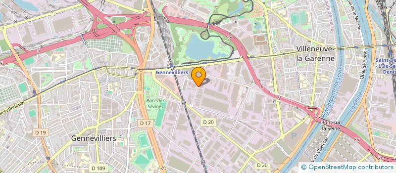 localisation de l'entreprise ULTIMED à GENNEVILLIERS