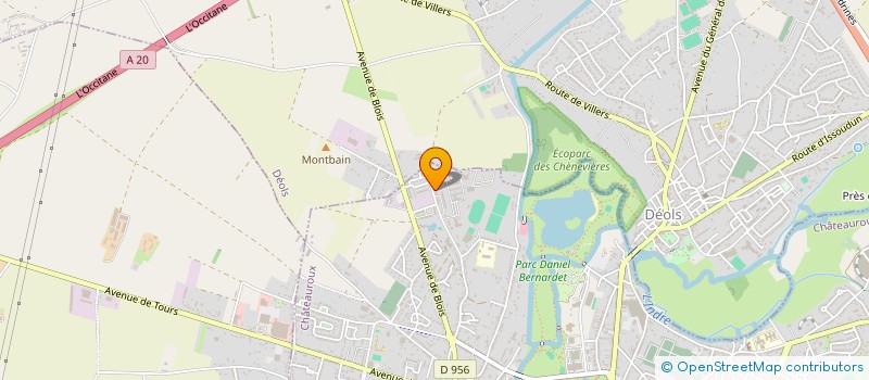 localisation de l'entreprise ULTIMIX RADIO à CHATEAUROUX