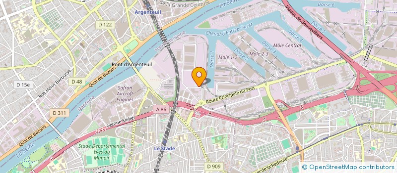 localisation de l'entreprise ULTIMO DIFFUSION à GENNEVILLIERS