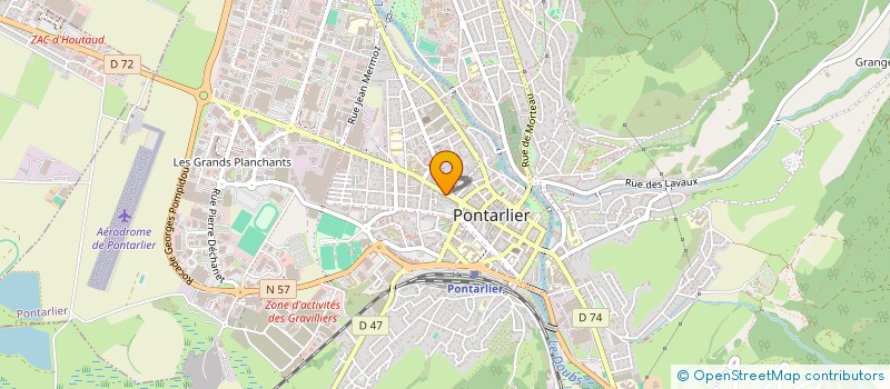 localisation de l'entreprise ULTIMUM IMMOBILIER à PONTARLIER