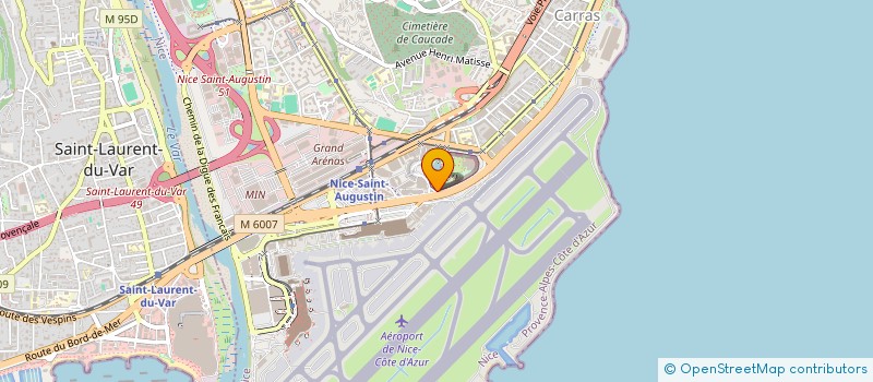 localisation de l'entreprise ULTIROAM à NICE