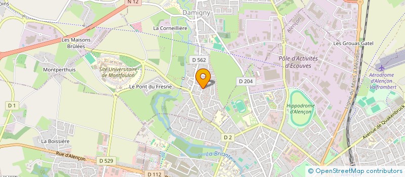 localisation de l'entreprise ULTITECH à DAMIGNY