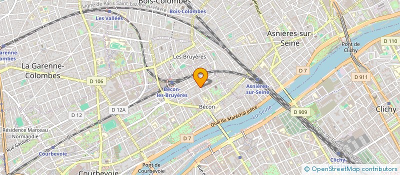localisation de l'entreprise ULTRA à COURBEVOIE