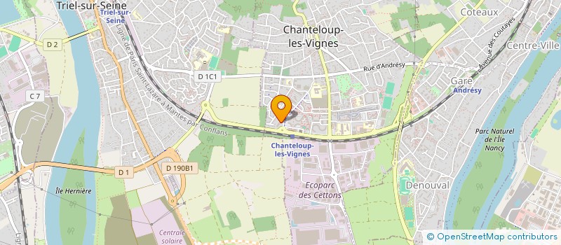 localisation de l'entreprise ULTRA  CHANTELOUP-LES-VIGNES