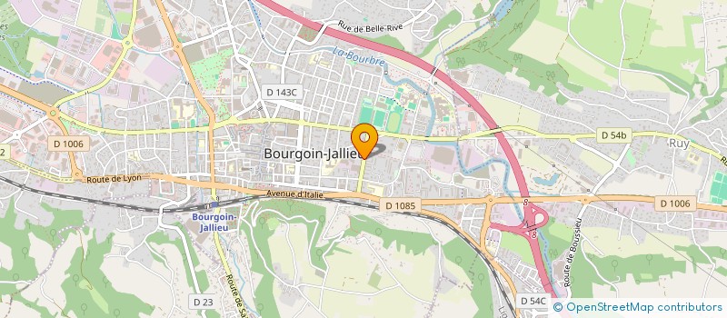 localisation de l'entreprise ULTRA COMMUNICATION à BOURGOIN-JALLIEU