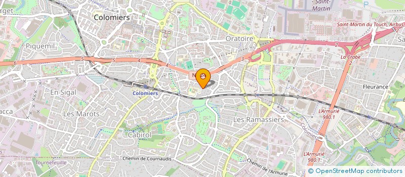 localisation de l'entreprise ULTRA FOULEES à COLOMIERS