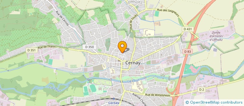 localisation de l'entreprise ULTRA GREEN  WATTWILLER