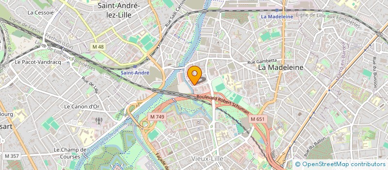 localisation de l'entreprise ULTRA LEGER CAMPING à LA MADELEINE