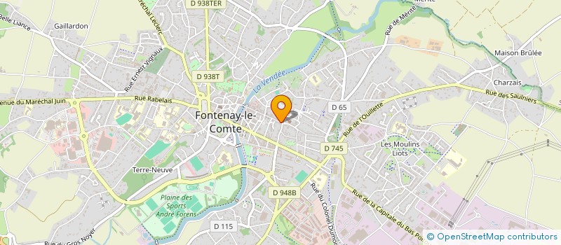 localisation de l'entreprise ULTRA-LEGER-MOTORISE FONTENAY-LE-COMTE (U.L.M. FONTENAY-LE-COMTE 85 à FONTENAY-LE-COMTE
