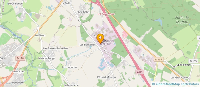 localisation de l'entreprise ULTRA LEGERS à LE BIGNON
