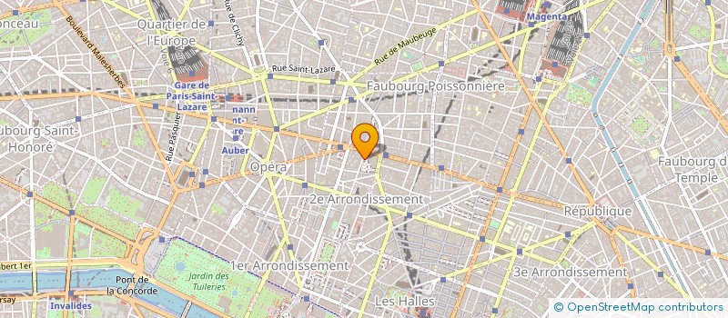 localisation de l'entreprise ULTRA MARINE à PARIS