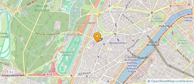 localisation de l'entreprise ULTRA MOTORS à PARIS
