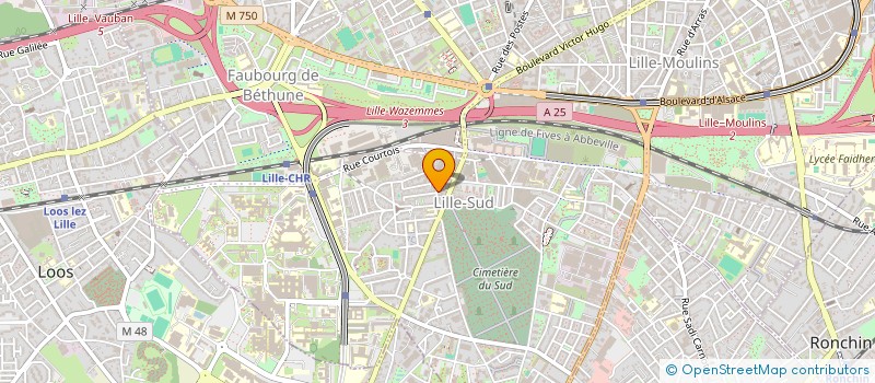 localisation de l'entreprise ULTRA NET à LILLE