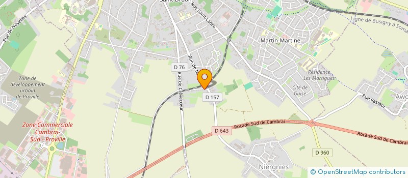 localisation de l'entreprise ULTRA SECURITE PRIVEE EUROPEENNE à CAMBRAI