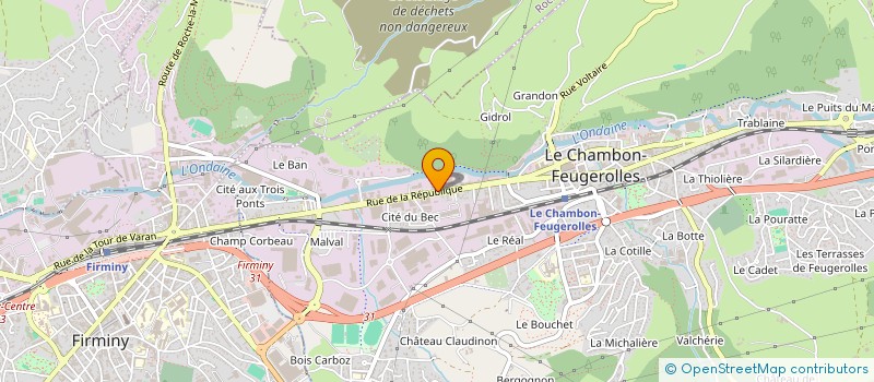 localisation de l'entreprise ULTRA SOF LE CHAMBON à LE CHAMBON-FEUGEROLLES