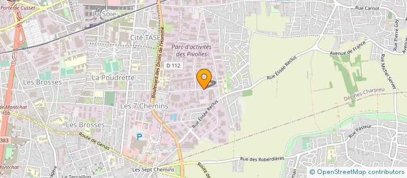 localisation de l'entreprise ULTRA TECH à DECINES-CHARPIEU