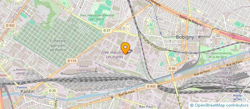 localisation de l'entreprise ULTRA TRADING INTERNATIONAL  BOBIGNY