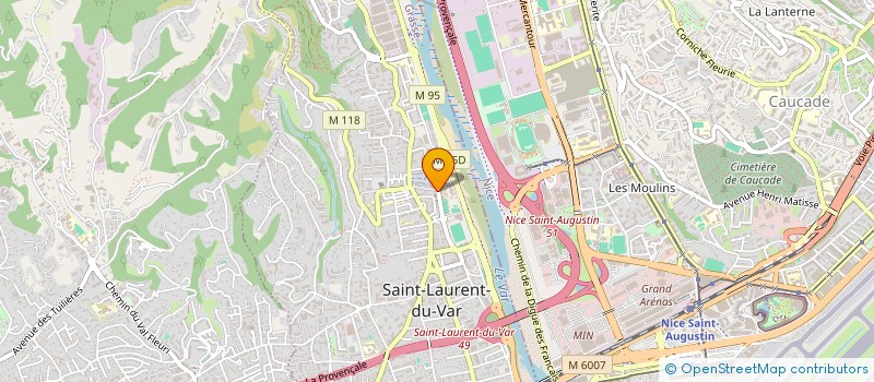 localisation de l'entreprise ULTRABOX à SAINT-LAURENT-DU-VAR