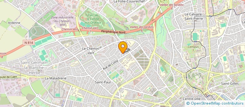 localisation de l'entreprise ULTRABUTANE 12.14. à CAEN