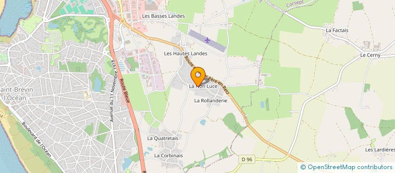 localisation de l'entreprise ULTRACAR à SAINT-BREVIN-LES-PINS