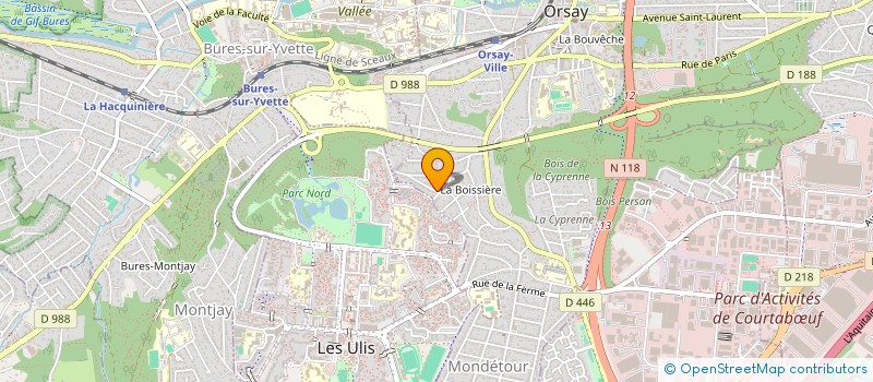 localisation de l'entreprise ULTRACE DEVELOPMENT PARTNER à ORSAY