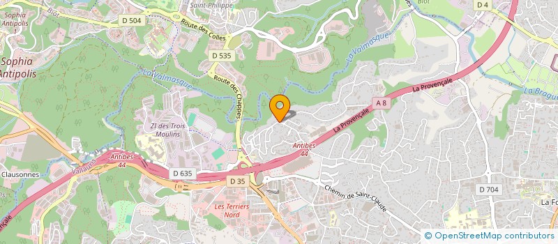 localisation de l'entreprise ULTRACLEANERS  ANTIBES