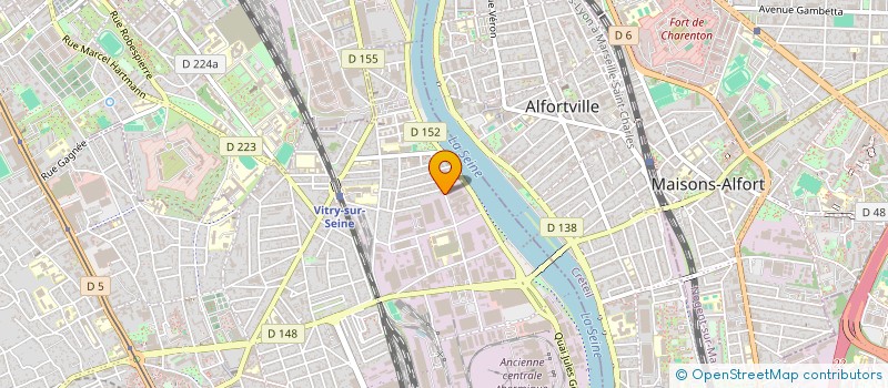 localisation de l'entreprise ULTRADE à VITRY-SUR-SEINE