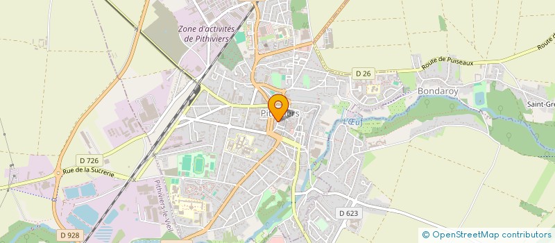 localisation de l'entreprise ULTRAHUMAN  PITHIVIERS