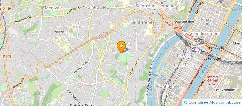 localisation de l'entreprise ULTRAMARINE 1125  SAINTE-FOY-LES-LYON