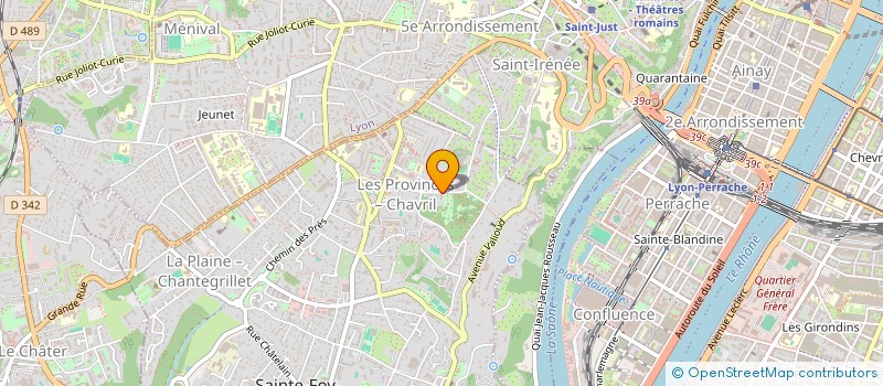 localisation de l'entreprise ULTRAMARINE 1133  SAINTE-FOY-LES-LYON