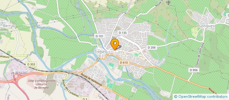 localisation de l'entreprise ULTRAMOD  TREBES