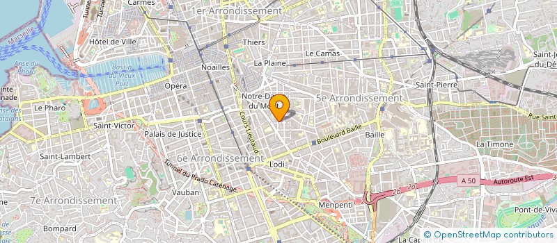 localisation de l'entreprise ULTRAPETITA à MARSEILLE
