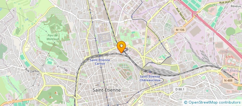 localisation de l'entreprise ULTRASONIC  SAINT-ETIENNE