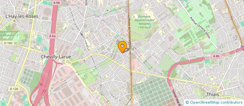 localisation de l'entreprise ULTRASYS  CHEVILLY-LARUE