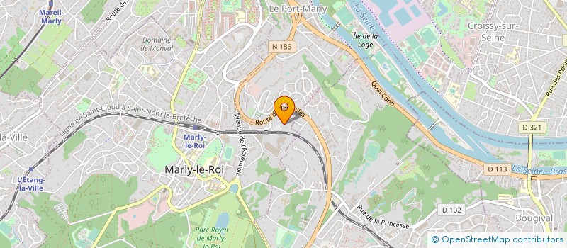 localisation de l'entreprise ULTRATECK à MARLY-LE-ROI