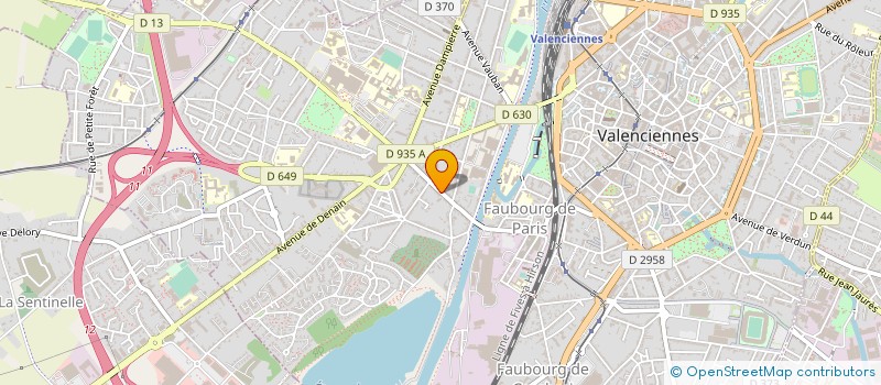 localisation de l'entreprise ULTREIA  VALENCIENNES