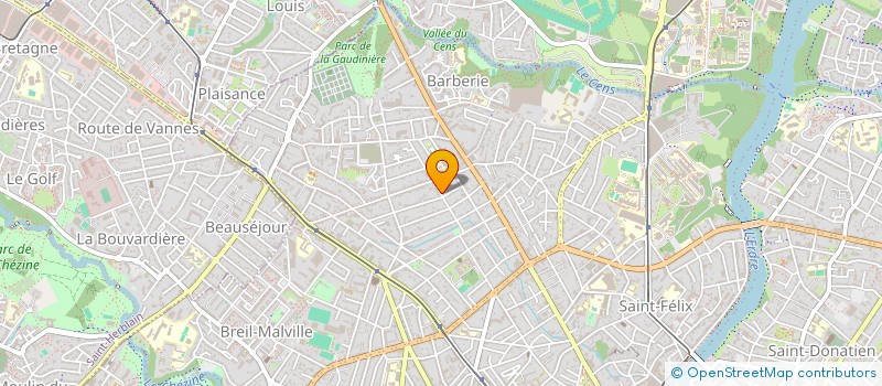 localisation de l'entreprise ULTREIA à NANTES